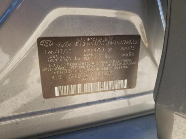 Photo 10 from auction – 2011 HYUNDAI SONATA SE with VIN 5NPEC4AC6BH019090