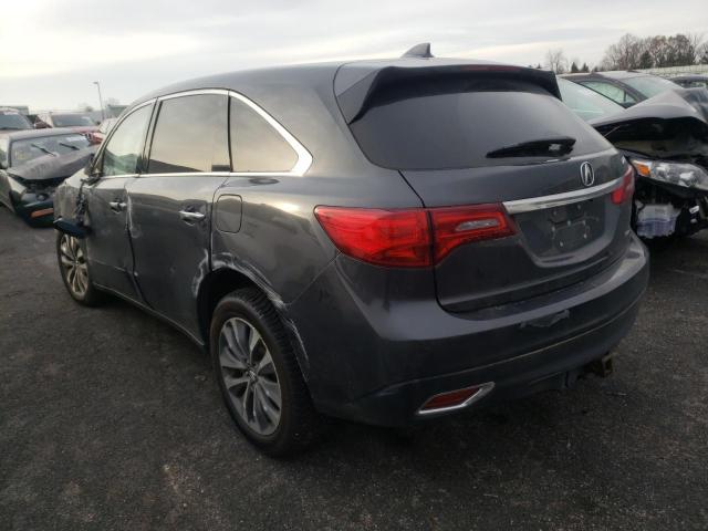 Photo 3 from auction – 2015 ACURA MDX TECHNO with VIN 5FRYD4H46FB010661