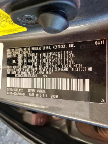 Photo 10 from auction – 2011 TOYOTA VENZA with VIN 4T3BK3BB5BU054086
