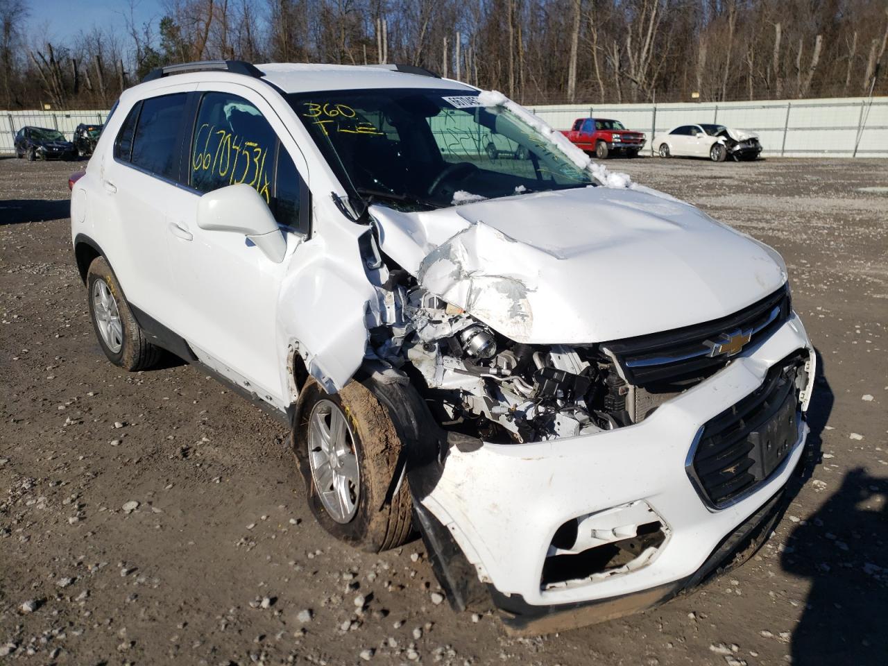 Photo 9 from auction – 2019 CHEVROLET TRAX 1LT with VIN 3GNCJPSB2KL221601