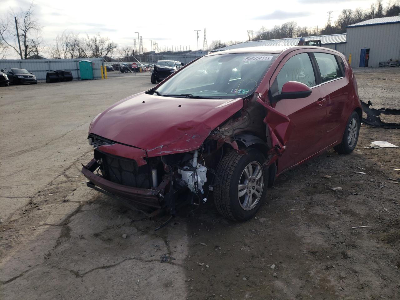 Photo 2 from auction – 2012 CHEVROLET SONIC LT with VIN 1G1JC6SH8C4215441