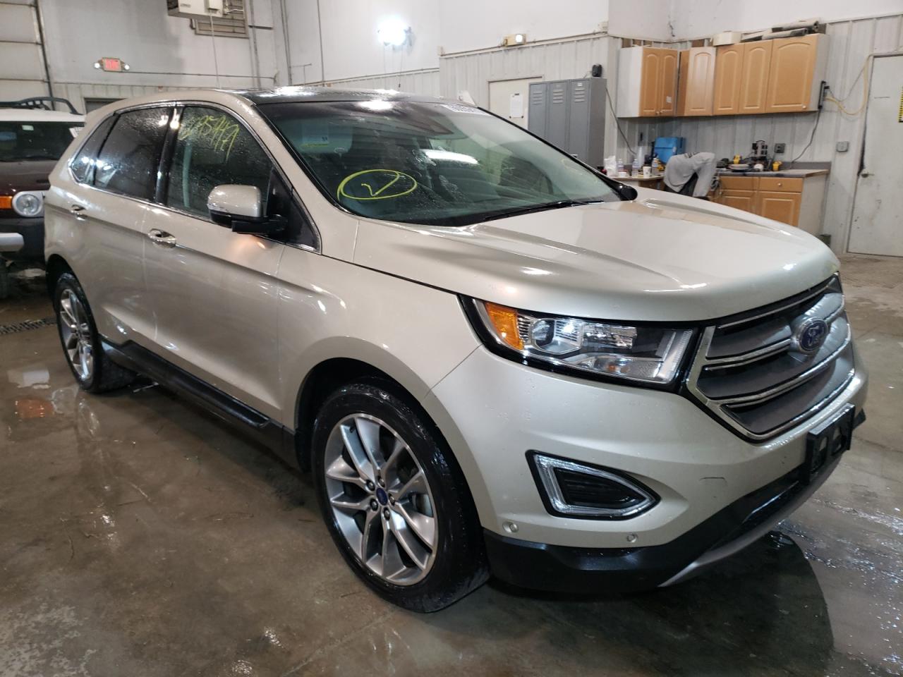 FORD EDGE TITAN 2017 with VIN 2FMPK4K82HBB88772 - Photo from auction