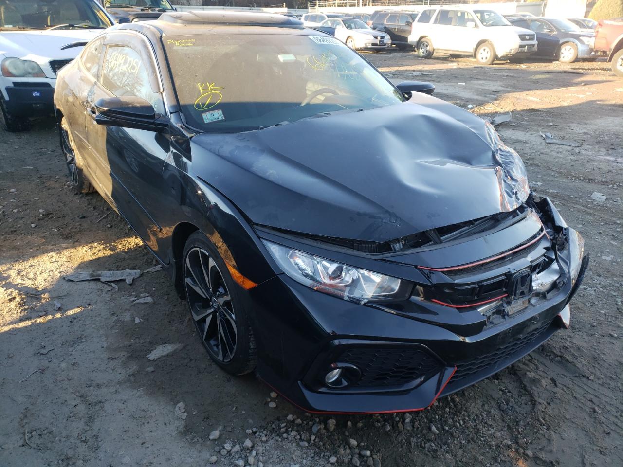 HONDA CIVIC SI 2018 with VIN 2HGFC3A54JH754059 - Photo from auction