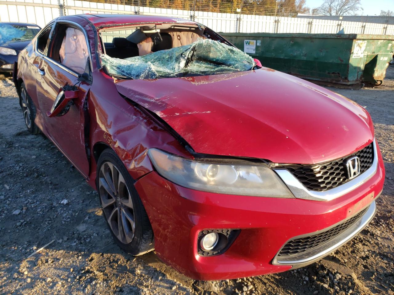 Photo 1 from auction – 2013 HONDA ACCORD EXL with VIN 1HGCT2B87DA007905