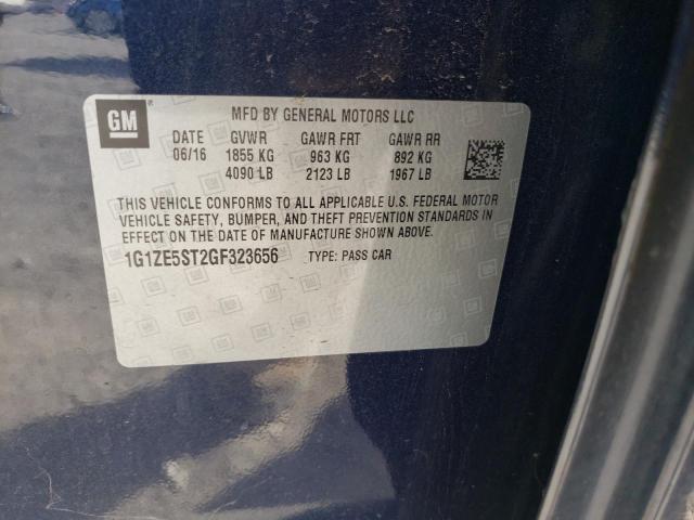 Photo 10 from auction – 2016 CHEVROLET MALIBU LT with VIN 1G1ZE5ST2GF323656