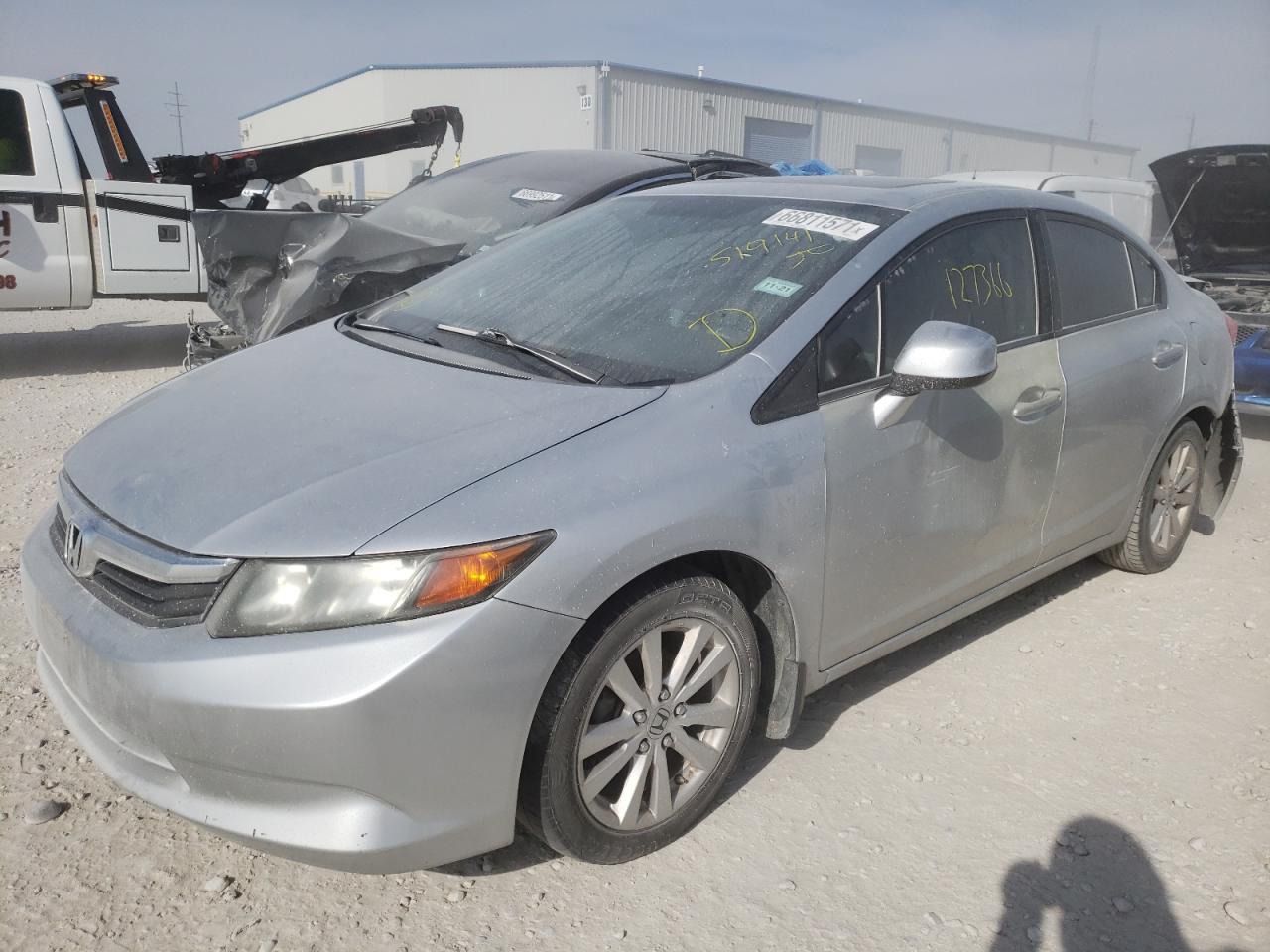 Photo 2 from auction – 2012 HONDA CIVIC EXL with VIN 2HGFB2F94CH519141