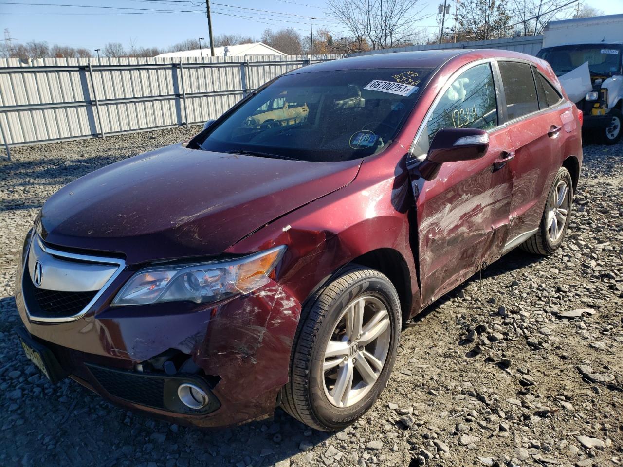 Photo 2 from auction – 2013 ACURA RDX TECHNO with VIN 5J8TB4H54DL016738