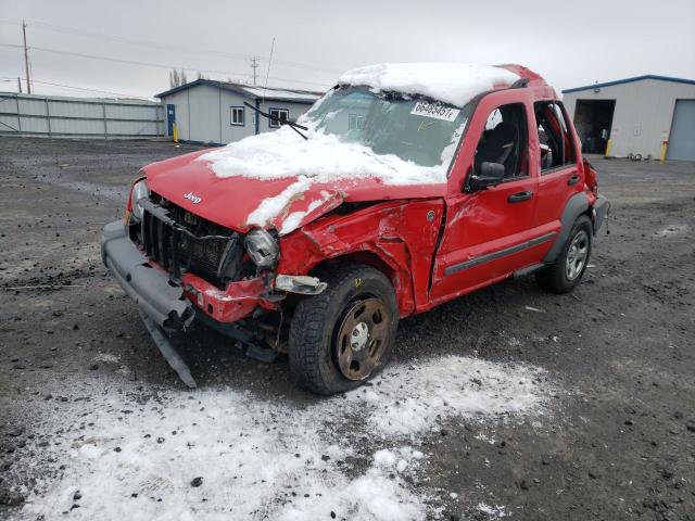 Photo 9 from auction – 2005 JEEP LIBERTY SP with VIN 1J4GL48K85W544425