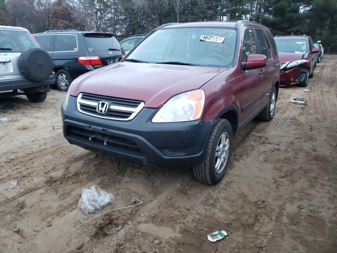 Photo 2 from auction – 2003 HONDA CR-V EX with VIN JHLRD788X3C028604