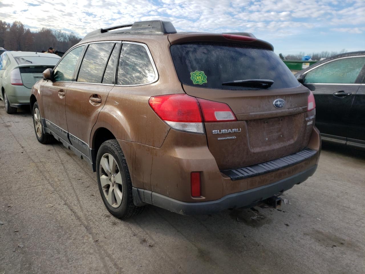 Photo 3 from auction – 2011 SUBARU OUTBACK PR with VIN 4S4BRBBC6B3342602