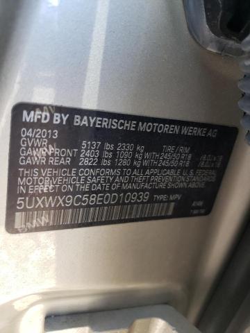 Photo 10 from auction – 2014 BMW X3 XDRIVE2 with VIN 5UXWX9C58E0D10939