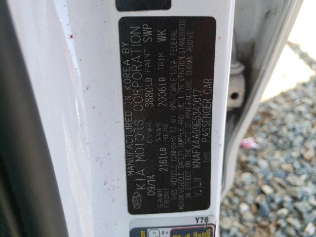 Photo 10 from auction – 2015 KIA FORTE LX with VIN KNAFX4A69F5341017