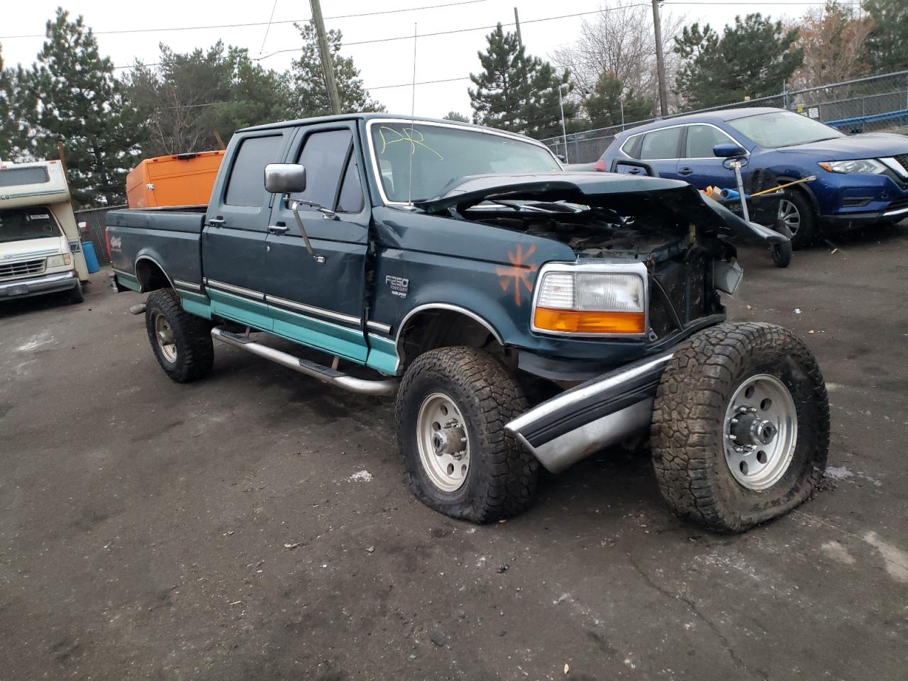 FORD F250 1997 with VIN 1FTHW26F9VEC10518 - Photo from auction