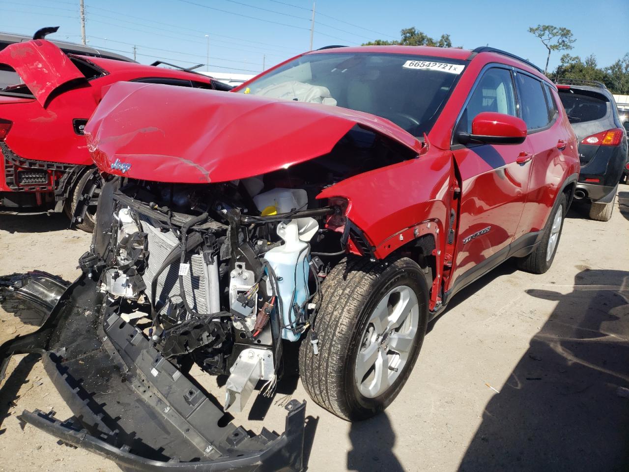 Photo 2 from auction – 2021 JEEP COMPASS LA with VIN 3C4NJCBB3MT505283