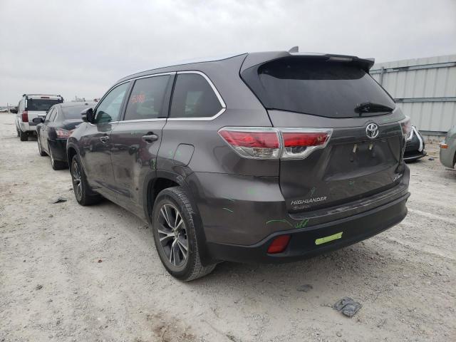 Photo 3 from auction – 2016 TOYOTA HIGHLANDER with VIN 5TDJKRFH9GS344997