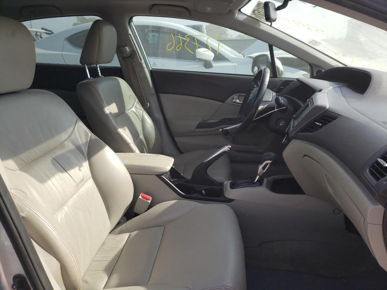 Photo 5 from auction – 2012 HONDA CIVIC EXL with VIN 2HGFB2F94CH519141