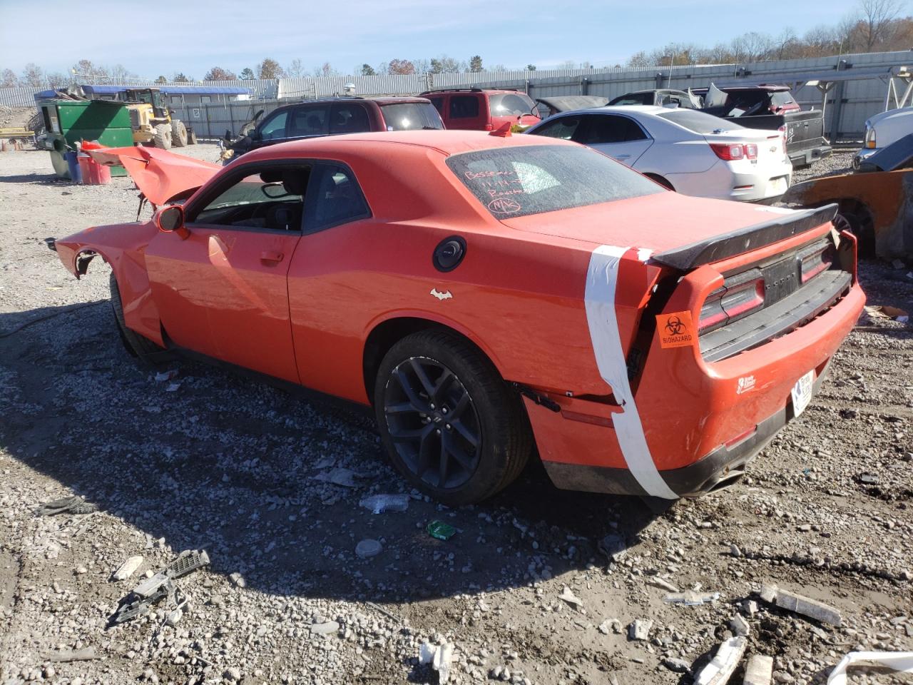 Photo 3 from auction – 2021 DODGE CHALLENGER with VIN 2C3CDZAG9MH599844