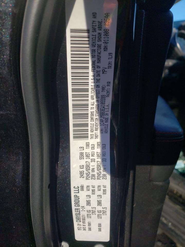 Photo 10 from auction – 2014 JEEP CHEROKEE T with VIN 1C4PJMBB3EW185599