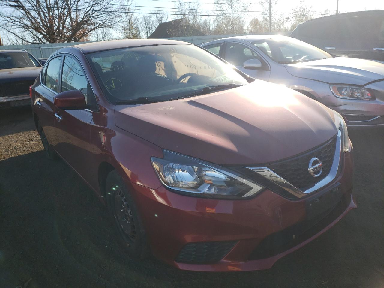 NISSAN SENTRA S 2016 with VIN 3N1AB7AP8GY236188 - Photo from auction