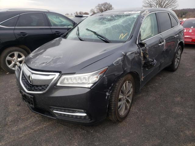 Photo 2 from auction – 2015 ACURA MDX TECHNO with VIN 5FRYD4H46FB010661