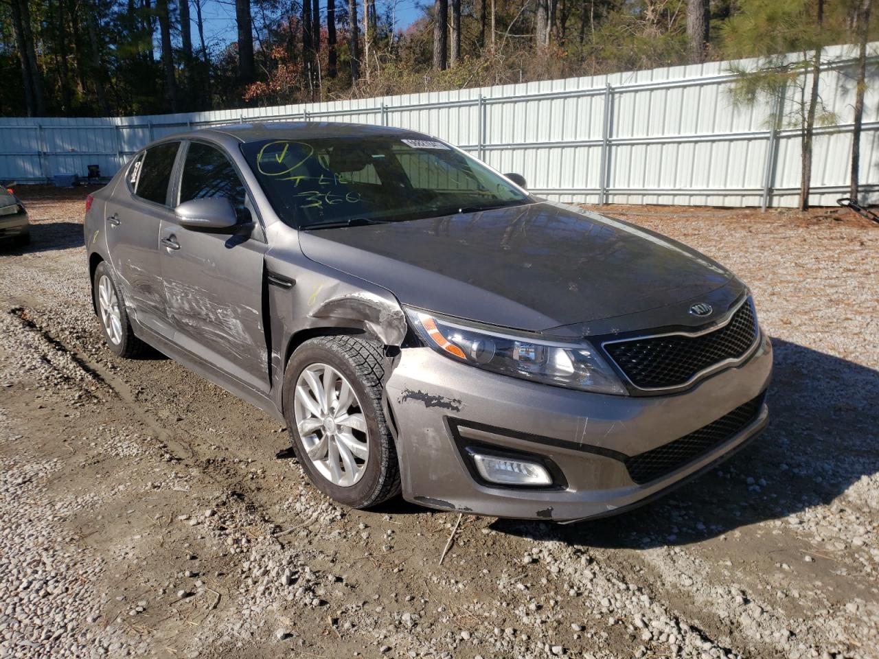 KIA OPTIMA EX 2015 with VIN 5XXGN4A72FG478785 - Photo from auction