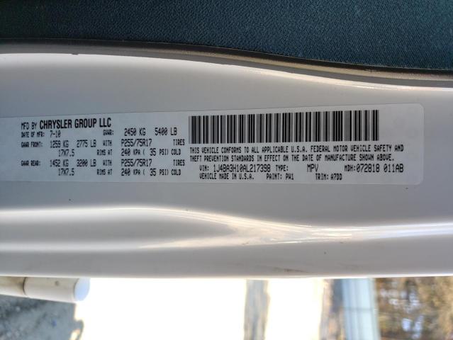 Photo 10 from auction – 2010 JEEP WRANGLER U with VIN 1J4BA3H10AL217398
