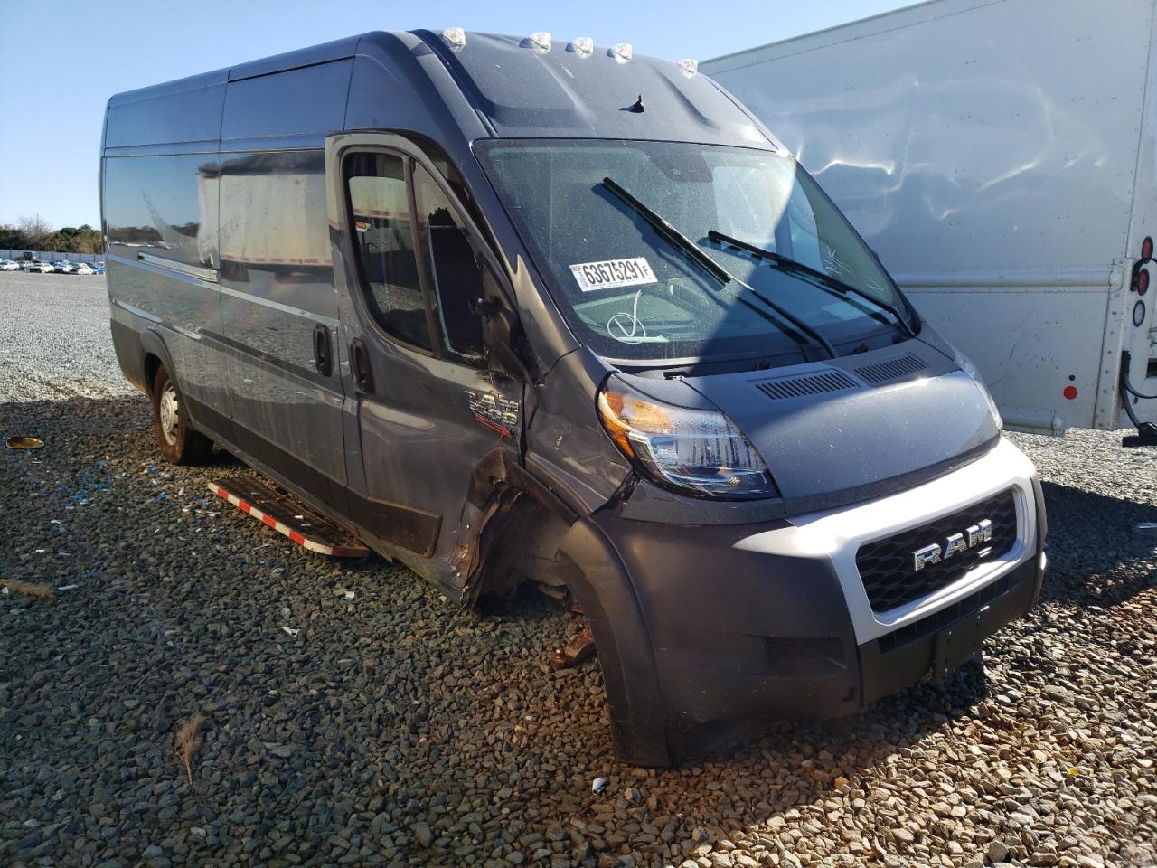 DODGE VAN 2021 with VIN 3C6MRVJG8ME556304 - Photo from auction