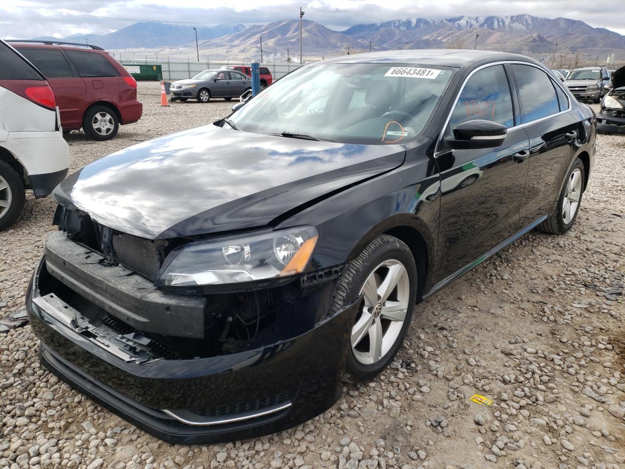 Photo 2 from auction – 2012 VOLKSWAGEN PASSAT SE with VIN 1VWBP7A39CC109191