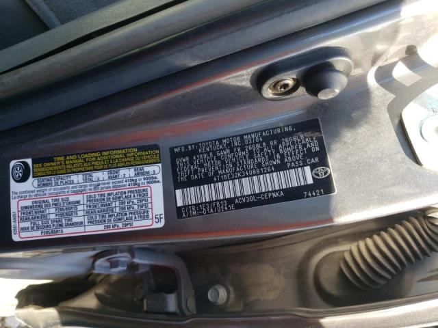 Photo 10 from auction – 2004 TOYOTA CAMERY with VIN 4T1BE32K34U881264