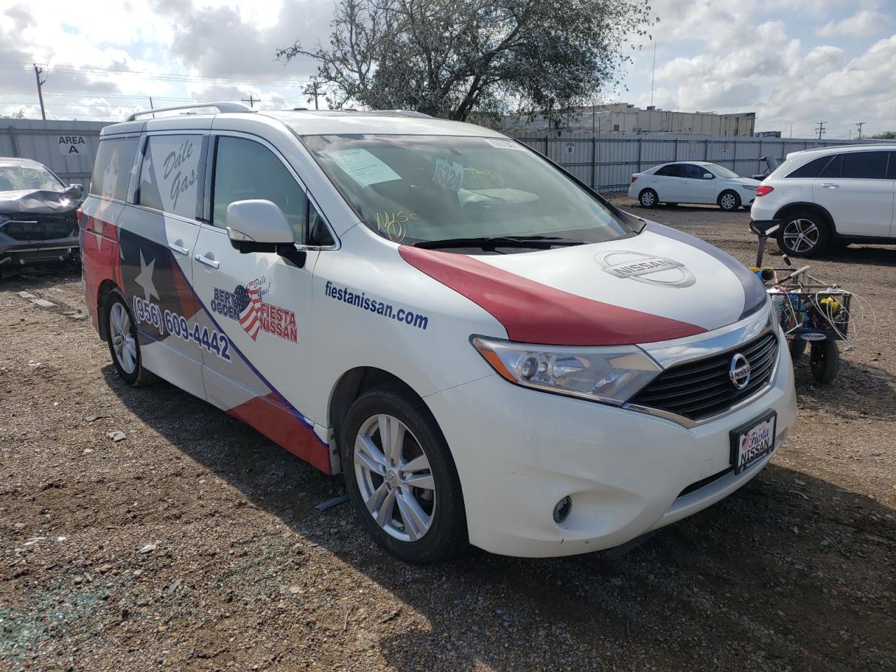 NISSAN QUEST S 2015 with VIN JN8AE2KP7F9132189 - Photo from auction