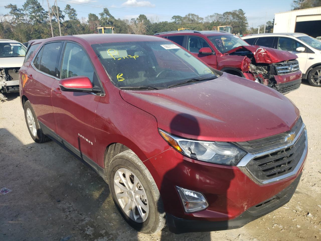 CHEVROLET EQUINOX LT 2019 with VIN 2GNAXUEV9K6285245 - Photo from auction