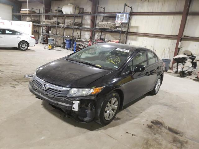 Photo 2 from auction – 2012 HONDA CIVIC LX with VIN 19XFB2F54CE104716
