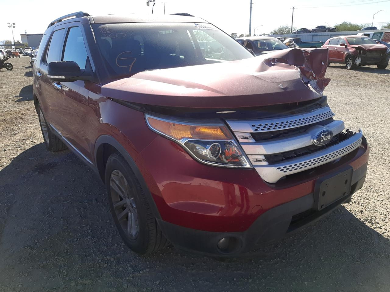 FORD EXPLORER X 2014 with VIN 1FM5K7D85EGA33000 - Photo from auction