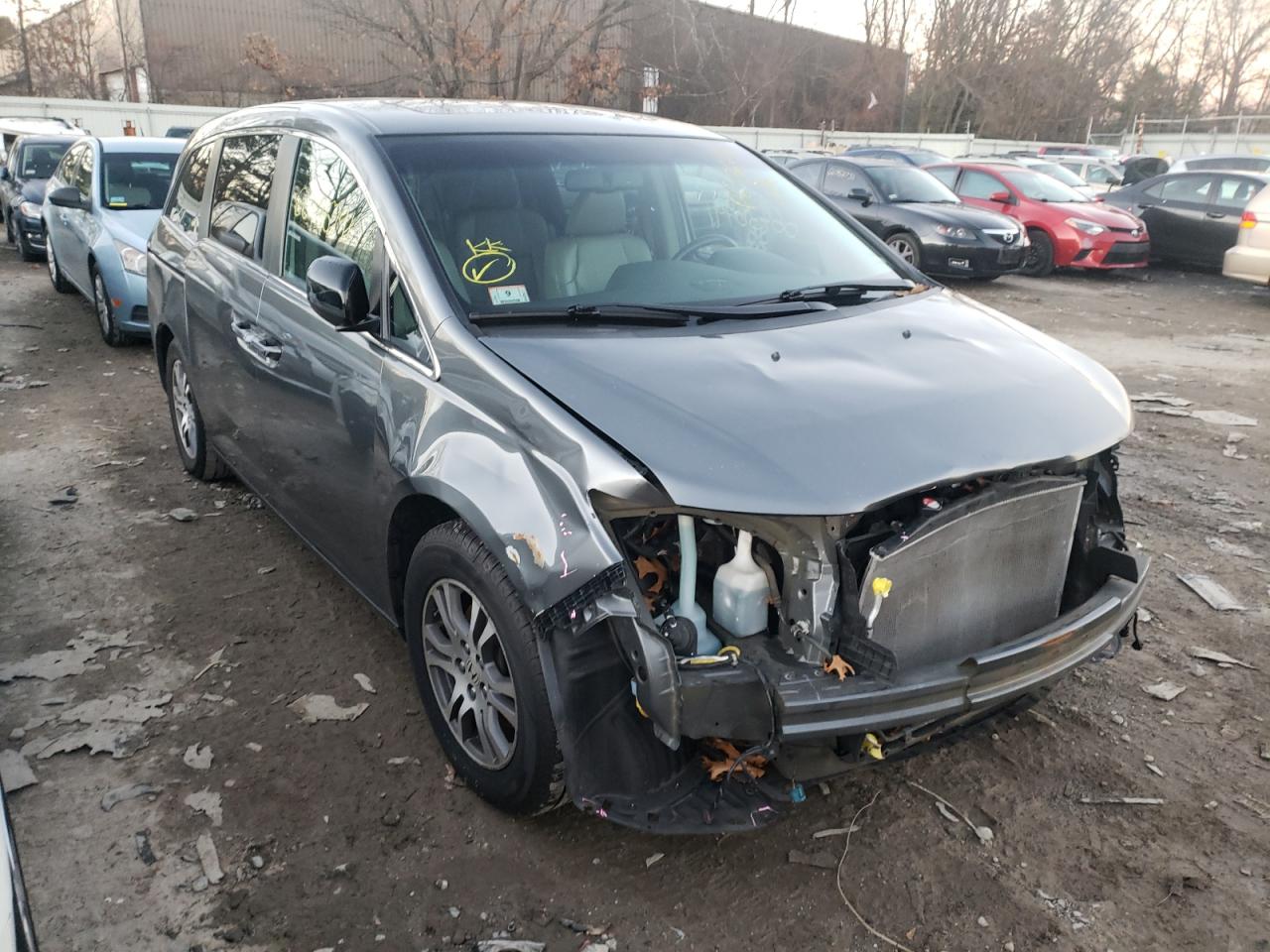 HONDA ODYSSEY EX 2011 with VIN 5FNRL5H69BB031630 - Photo from auction