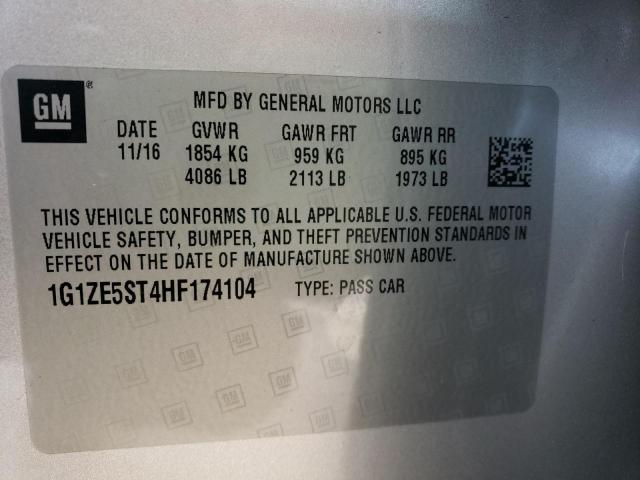 Photo 10 from auction – 2017 CHEVROLET MALIBU LT with VIN 1G1ZE5ST4HF174104