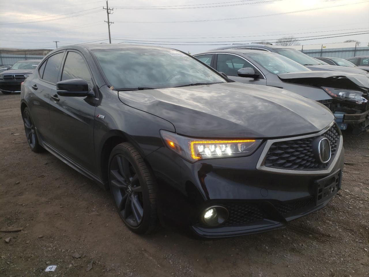 ACURA TLX TECH+A 2018 with VIN 19UUB3F6XJA006927 - Photo from auction