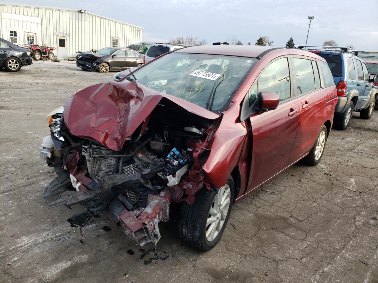 Photo 2 from auction – 2012 MAZDA 5 with VIN JM1CW2BL4C0120306