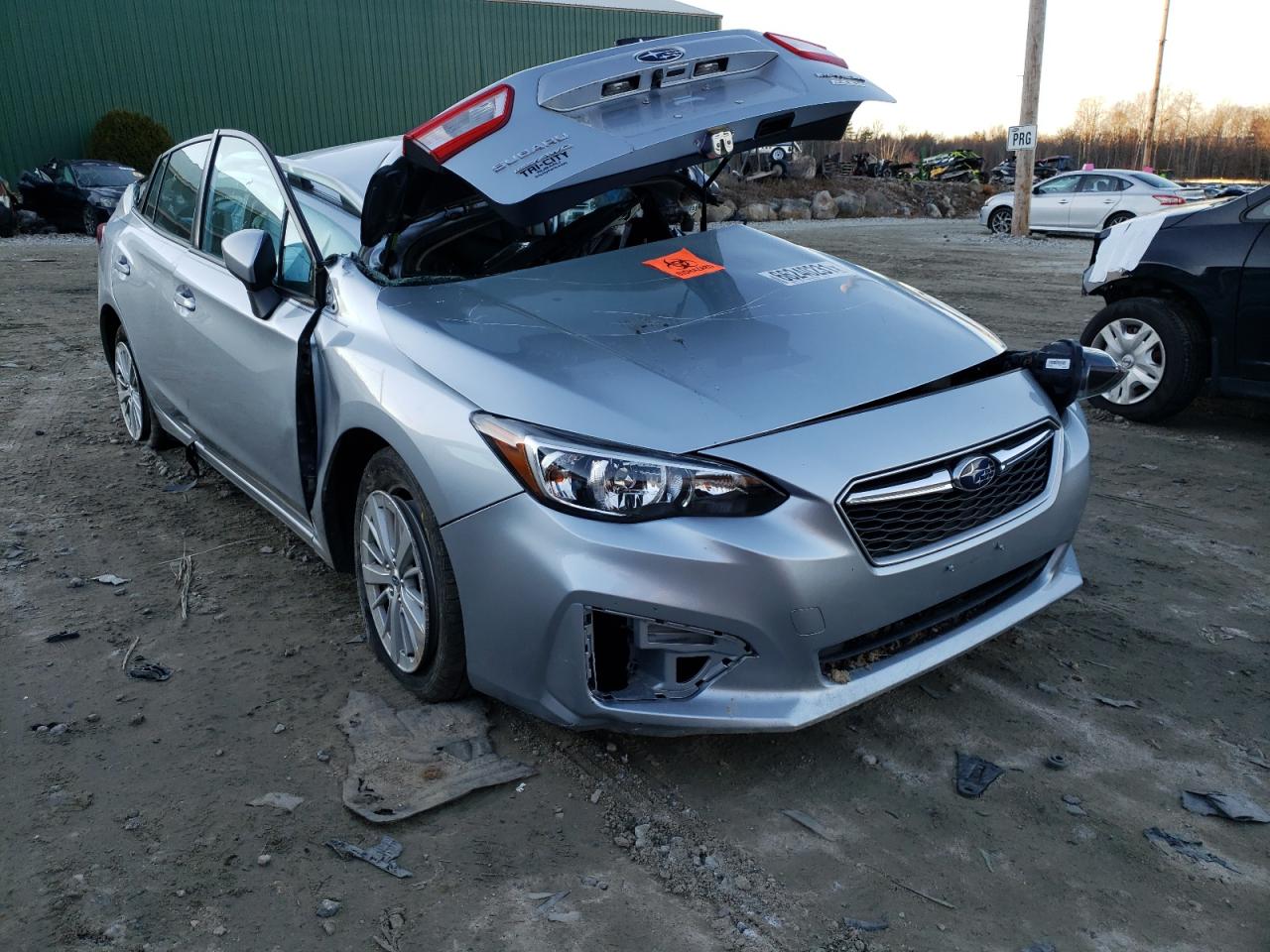 SUBARU IMPREZA PR 2017 with VIN 4S3GTAB68H3718161 - Photo from auction