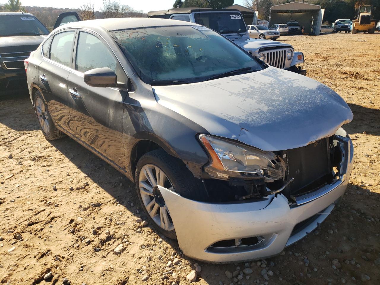 NISSAN SENTRA S 2014 with VIN 3N1AB7AP1EY286542 - Photo from auction