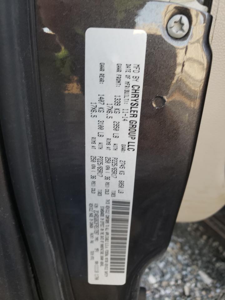 Photo 10 from auction – 2015 DODGE GRAND CARA with VIN 2C4RDGBG3FR517287