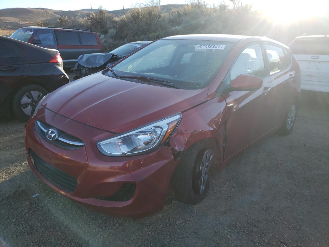Photo 2 from auction – 2017 HYUNDAI ACCENT SE with VIN KMHCT5AEXHU300401