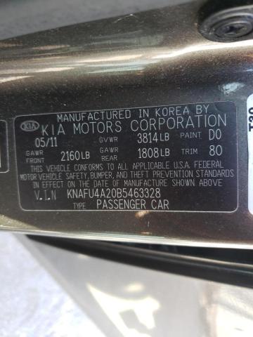 Foto 10 de la subasta – 2011 KIA FORTE EX con VIN KNAFU4A20B5463328