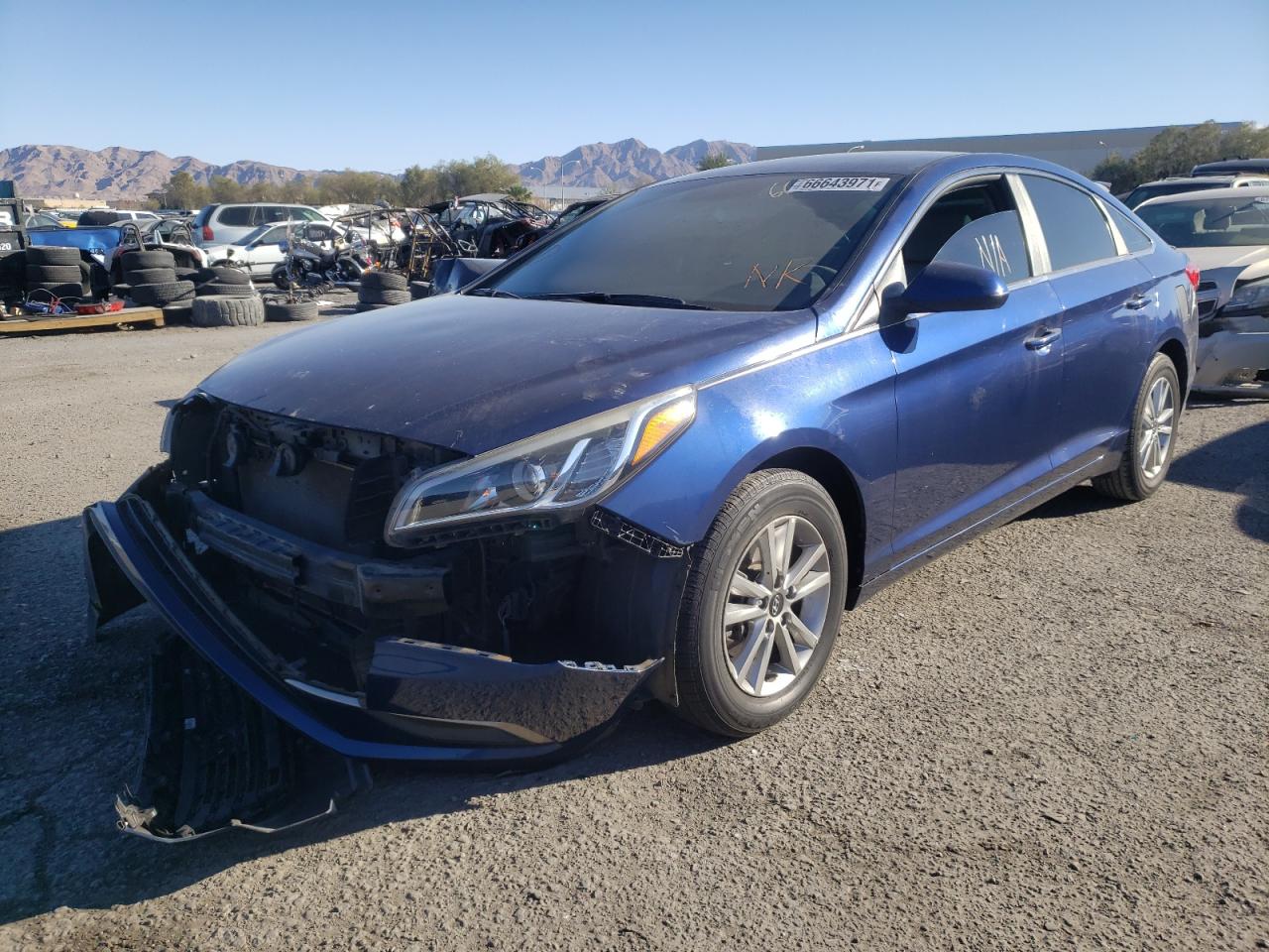 Photo 2 from auction – 2016 HYUNDAI SONATA SE with VIN 5NPE24AF7GH302361