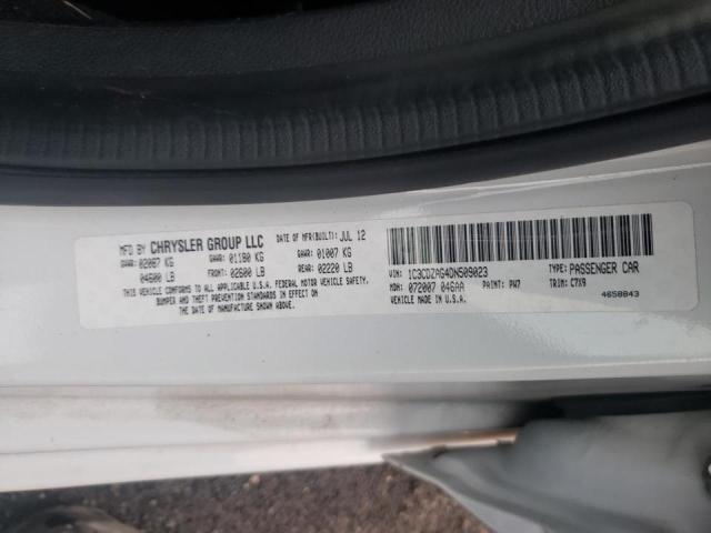 Photo 10 from auction – 2013 DODGE AVENGER SE with VIN 1C3CDZAG4DN509023