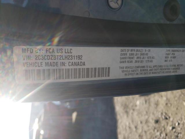 Photo 10 from auction – 2020 DODGE CHALLENGER with VIN 2C3CDZBT2LH231192