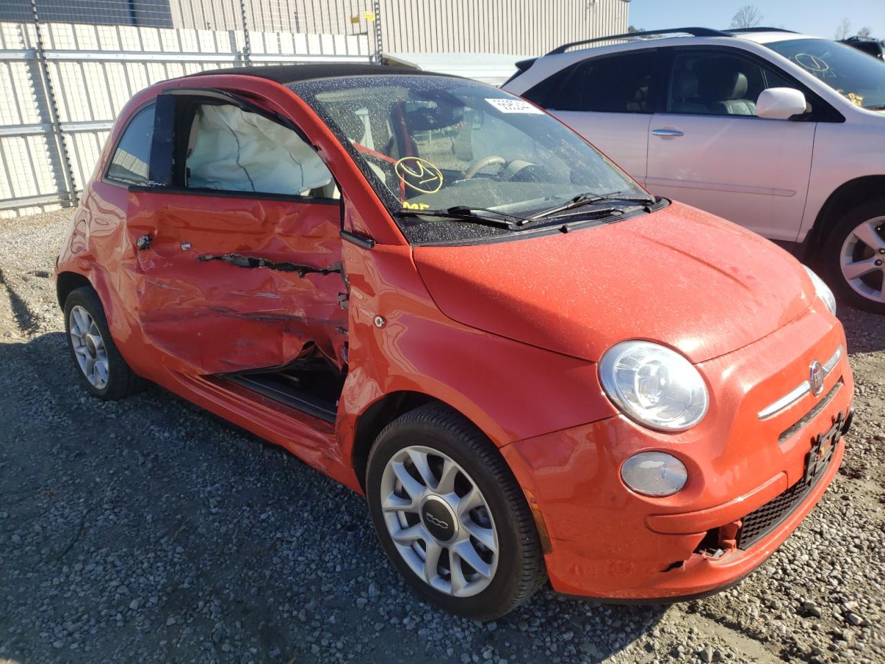 FIAT 500 POP 2016 with VIN 3C3CFFLR5GT168825 - Photo from auction