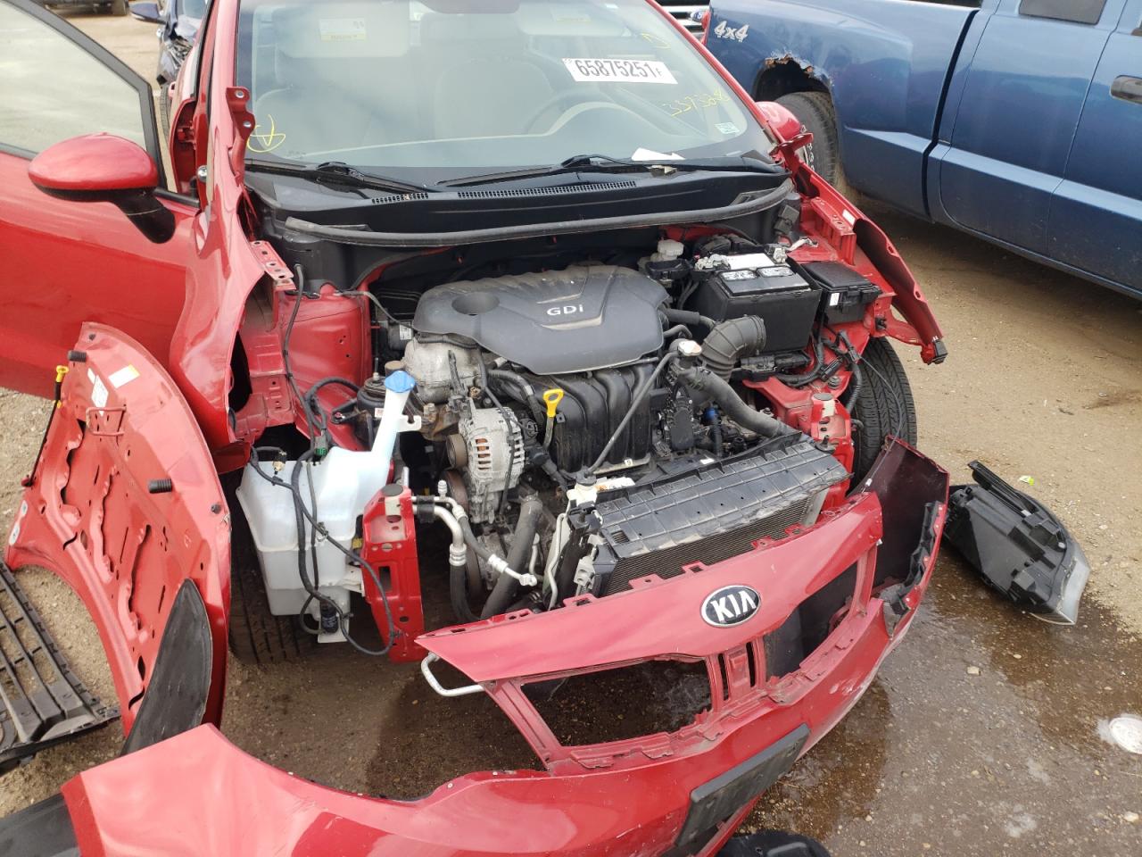 Photo 9 from auction – 2014 KIA RIO LX with VIN KNADM4A38E6337328