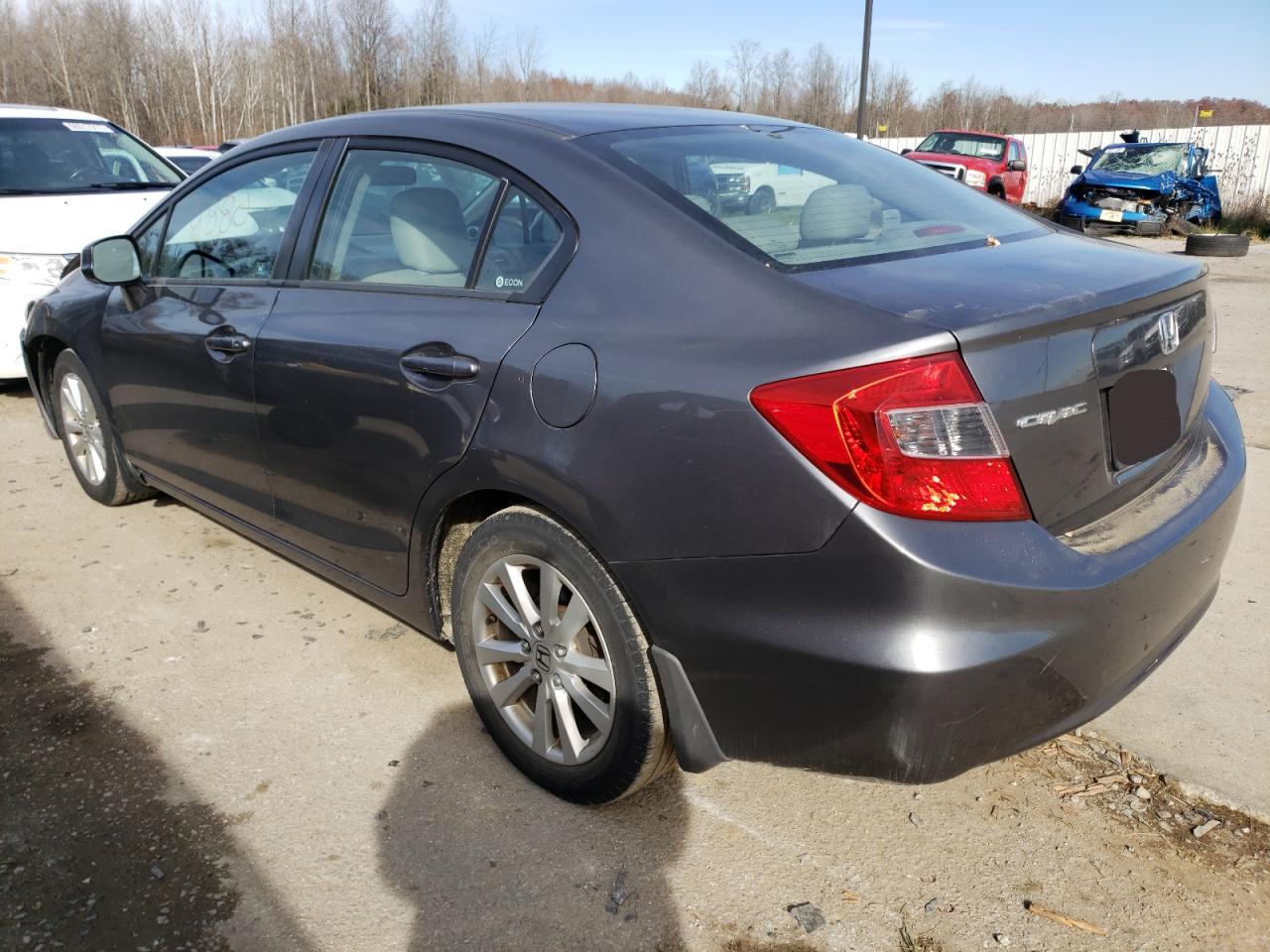 Photo 3 from auction – 2012 HONDA CIVIC EXL with VIN 19XFB2F99CE007546