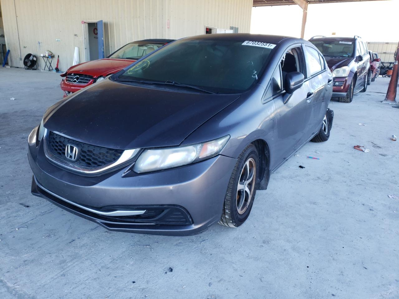 Photo 2 from auction – 2015 HONDA CIVIC SE with VIN 19XFB2F75FE082134