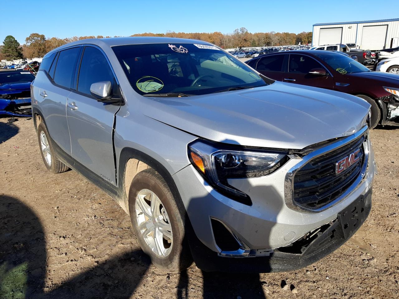 GMC TERRAIN SL 2020 with VIN 3GKALMEV1LL290459 - Photo from auction